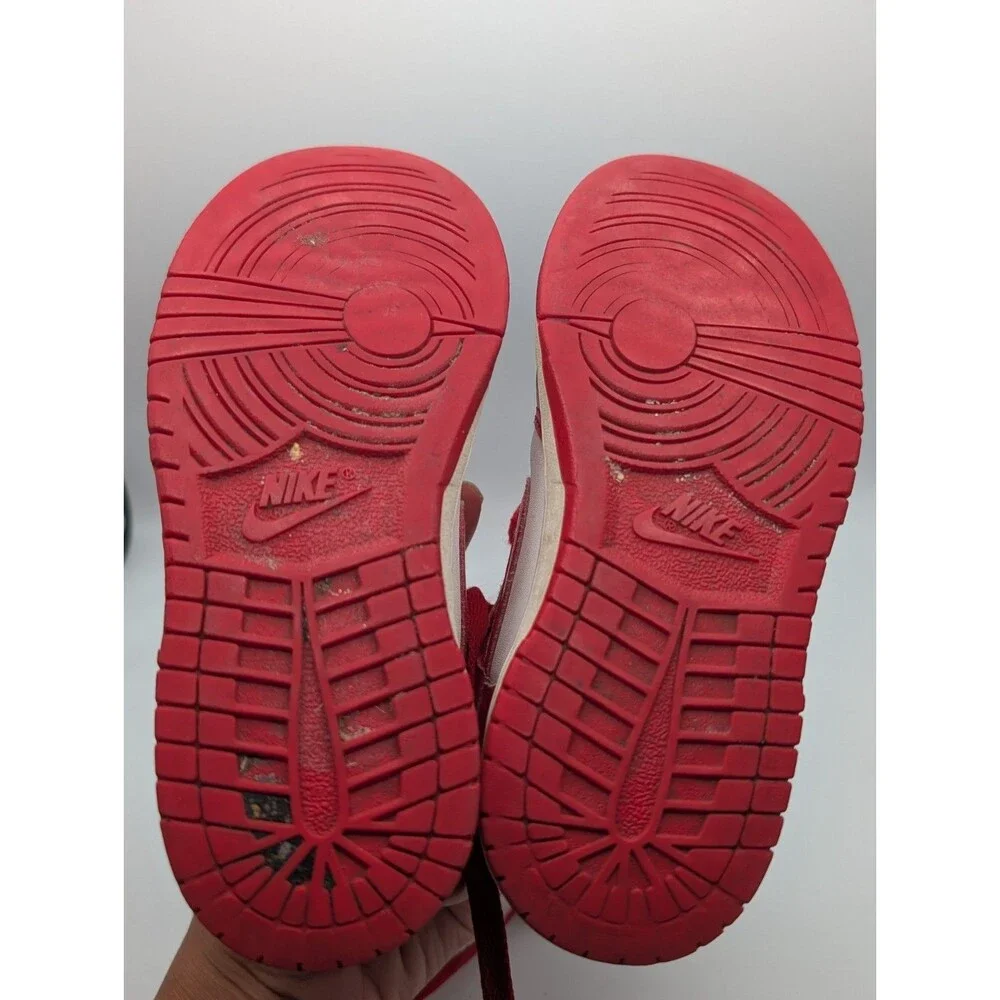 Nike Dunk High GS St Johns University Red White Sneaker Kids Size 11C Play Wear